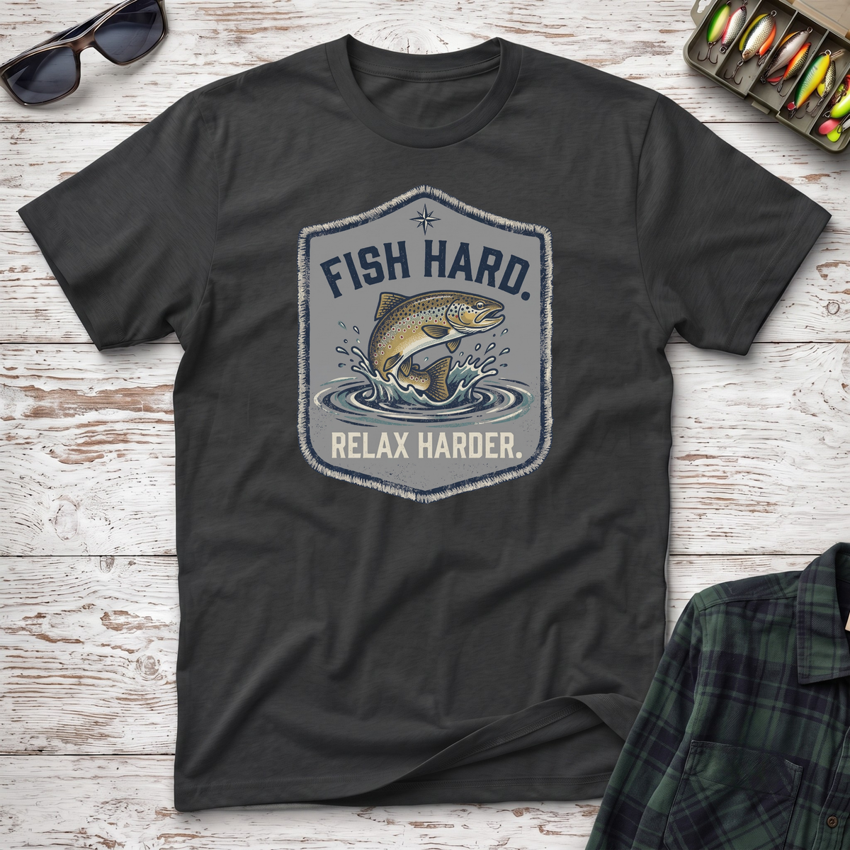 Fish Hard Trout T-Shirt