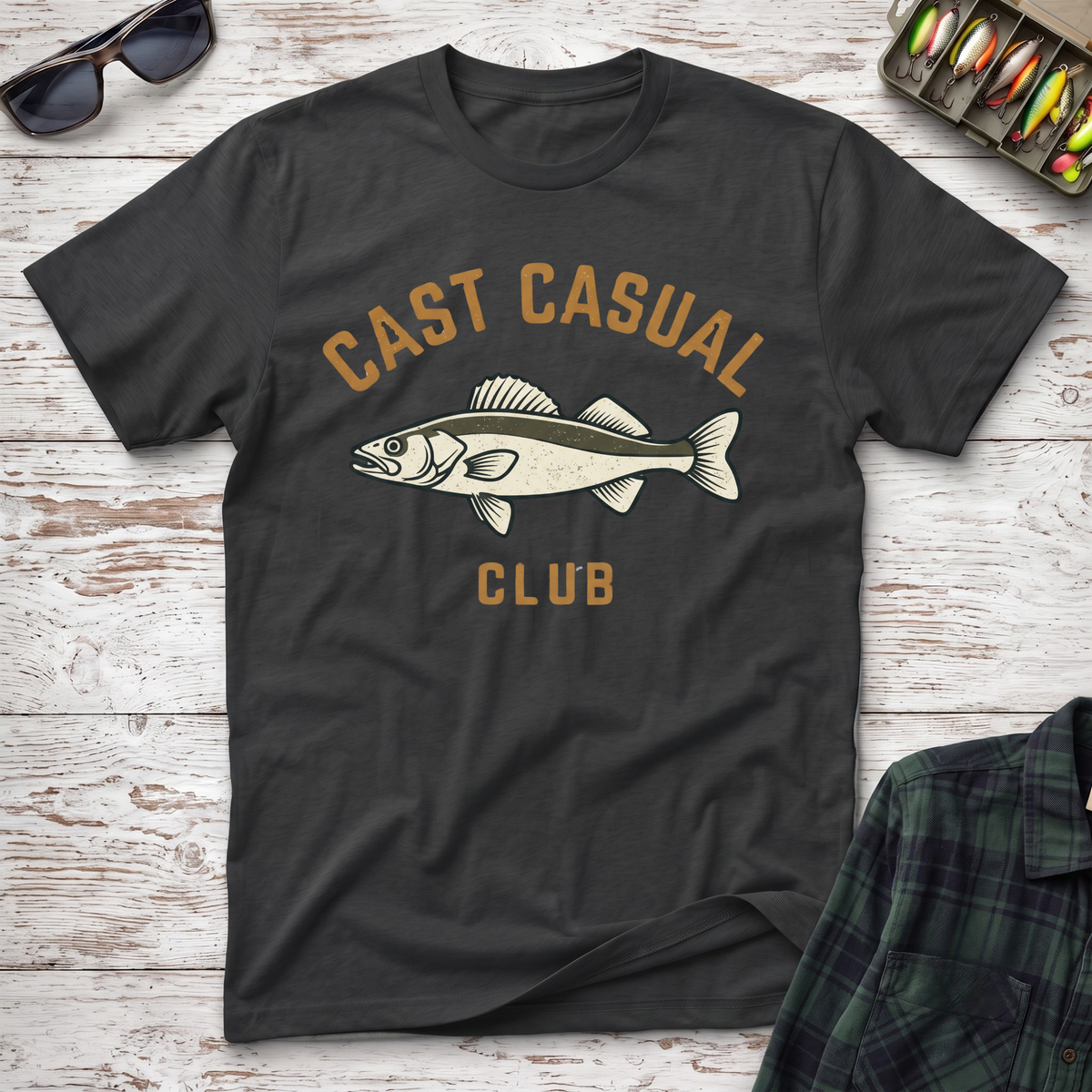 Cast Casual Club Walleye T-Shirt