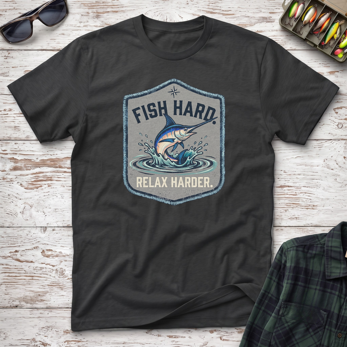 Fish Hard Swordfish T-Shirt