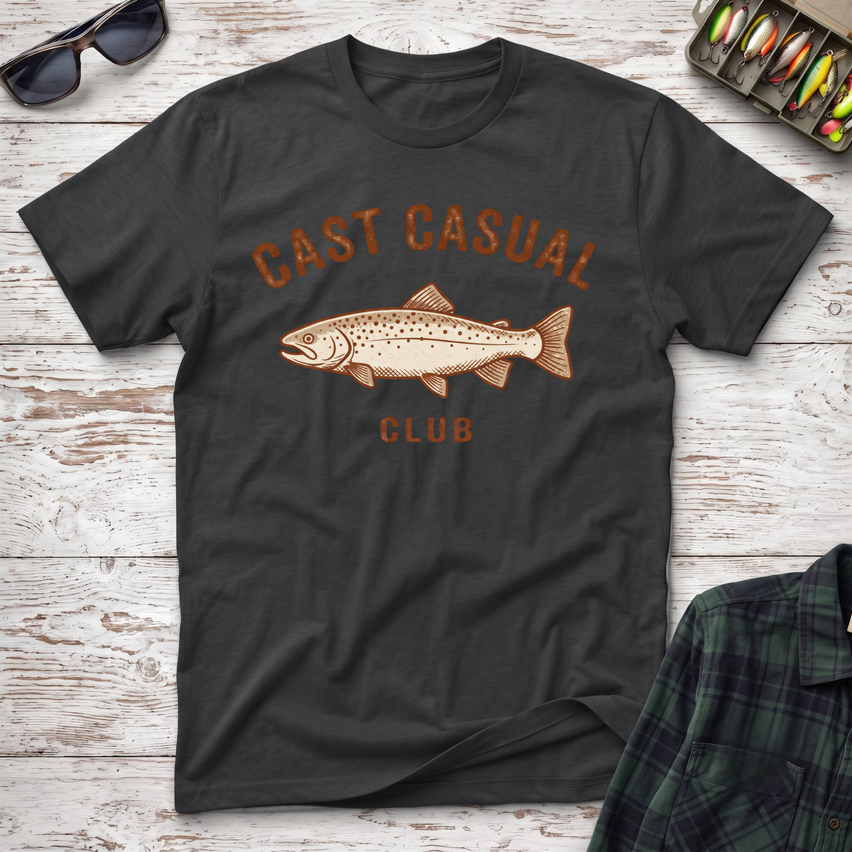Cast Casual Club Brown T-Shirt