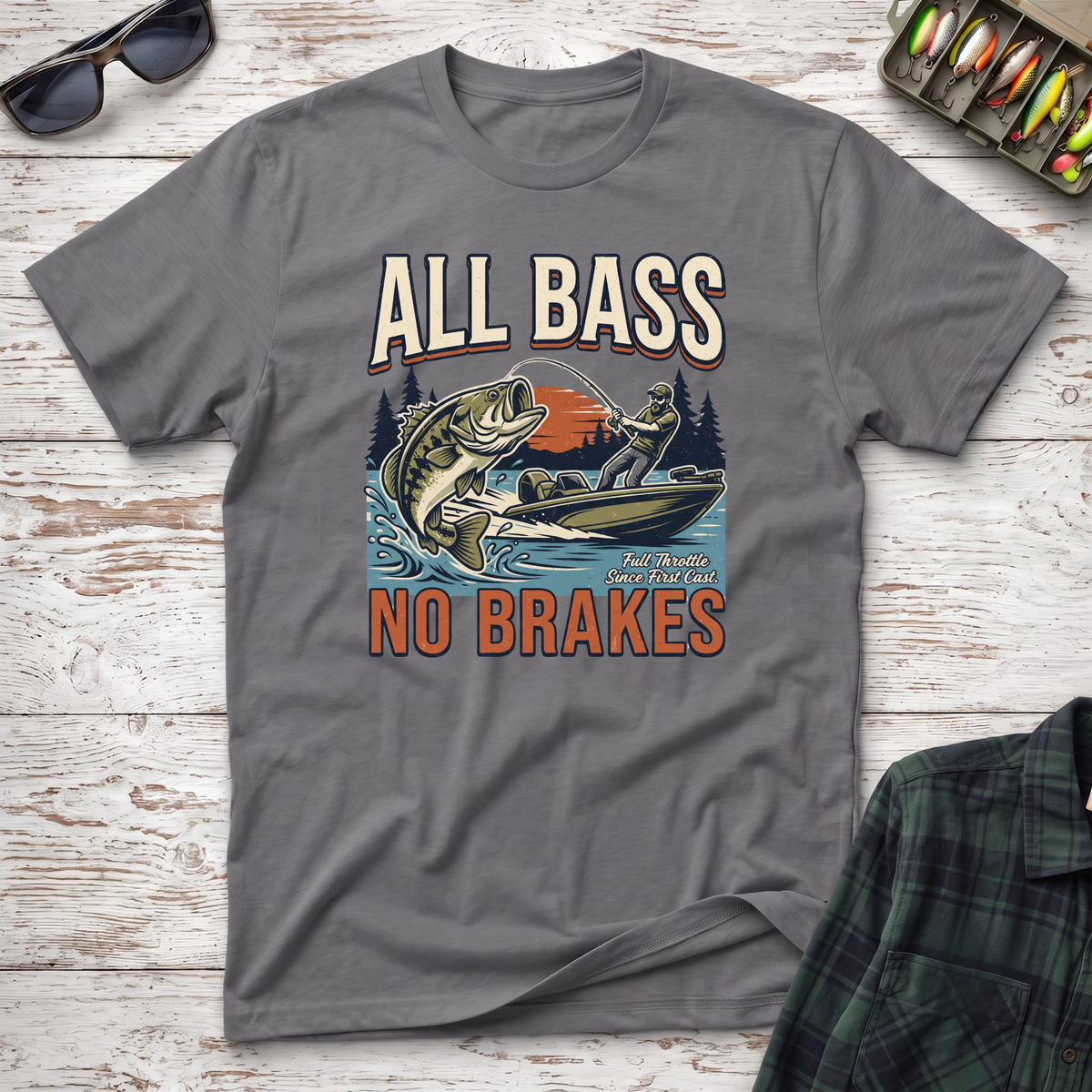 All Bass No Brakes T-Shirt