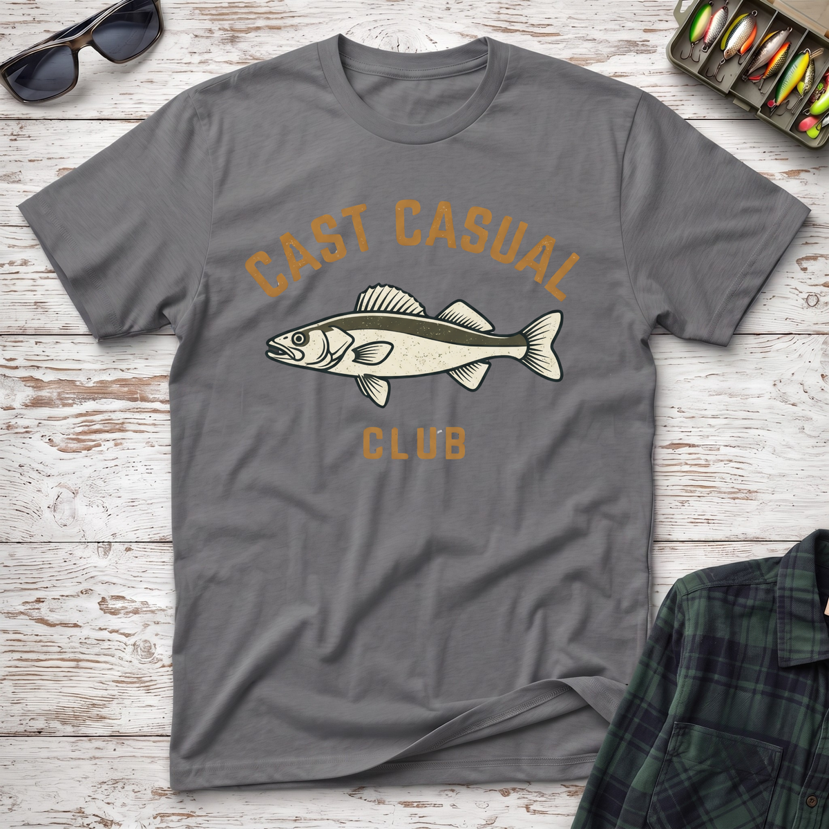 Cast Casual Club Walleye T-Shirt