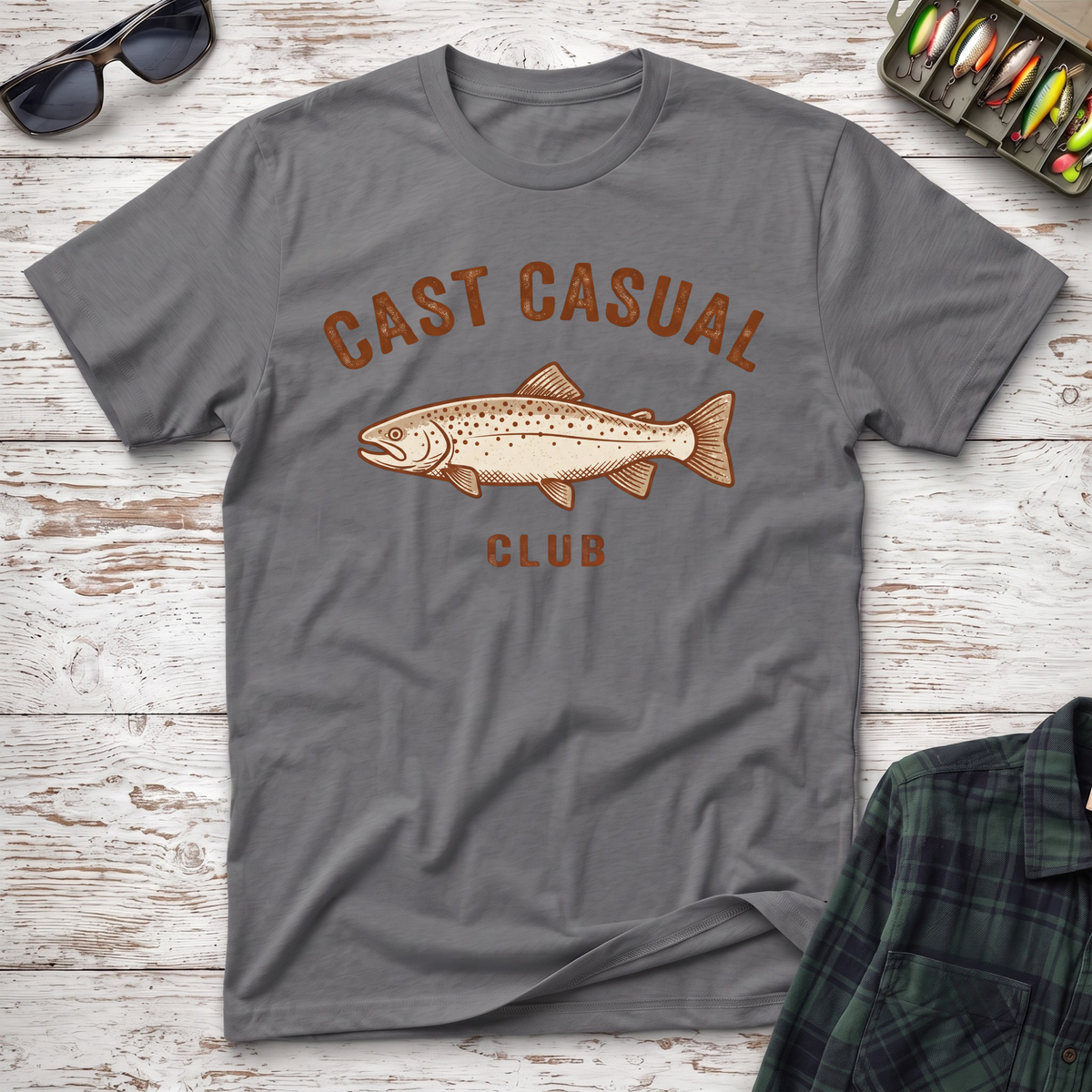 Cast Casual Club Brown T-Shirt