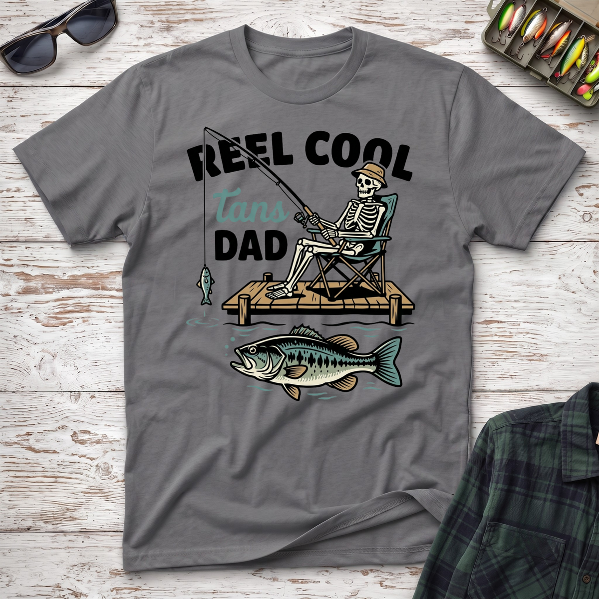 Reel Cool Tans Dad T-Shirt