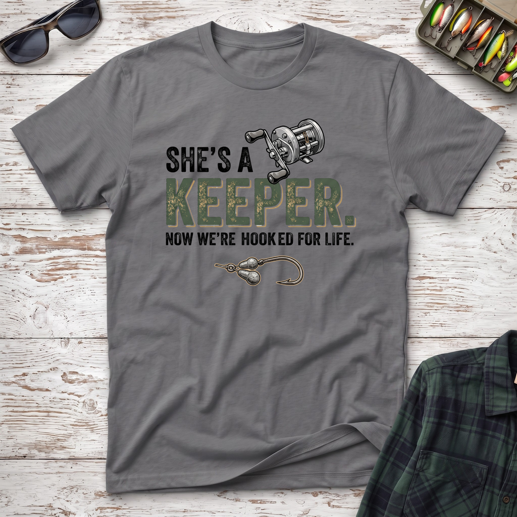 She's A Reel Keeper T-Shirt