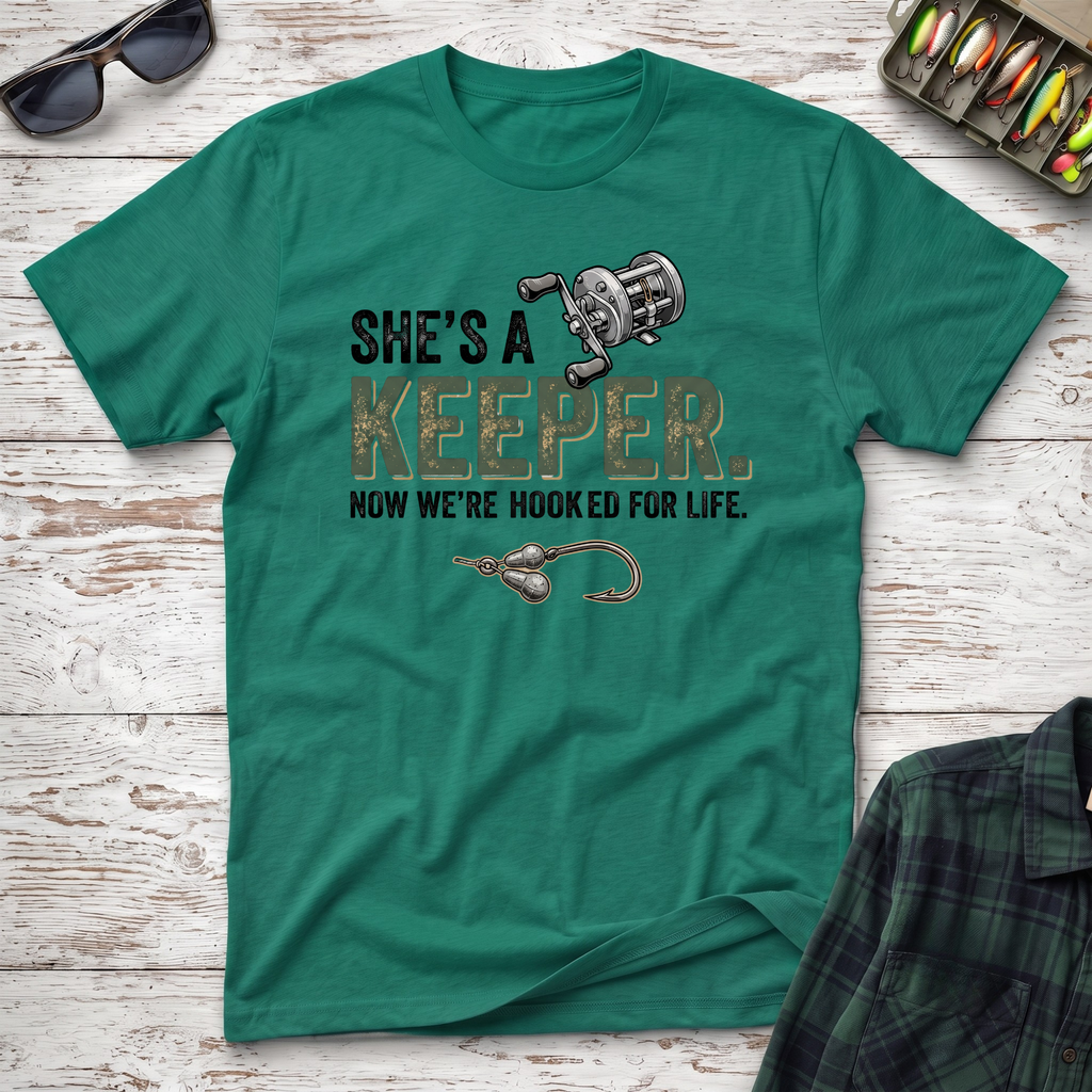 She's A Reel Keeper T-Shirt