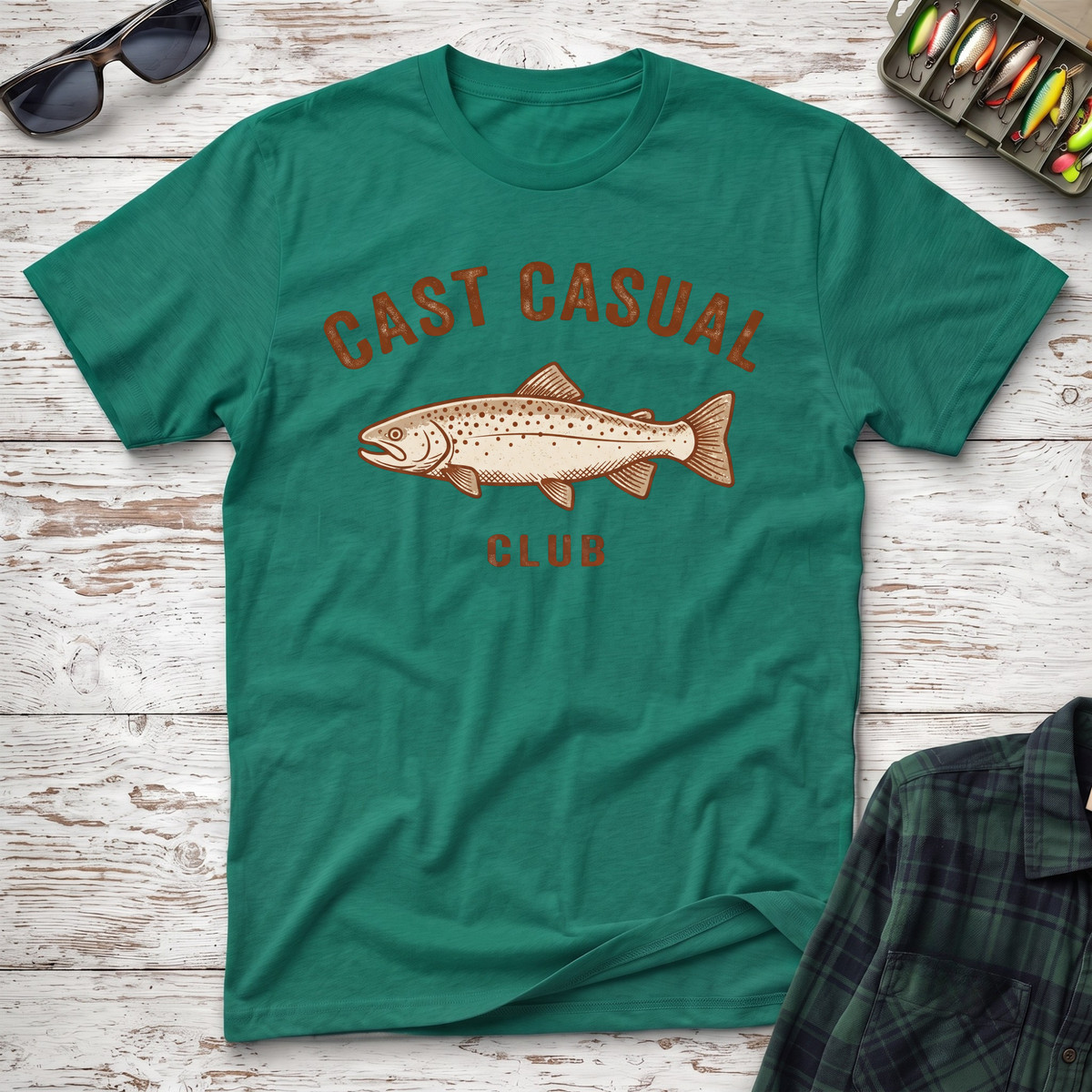Cast Casual Club Brown T-Shirt