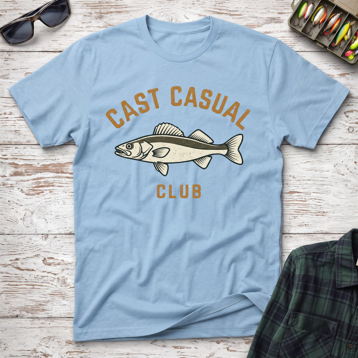 Cast Casual Club Walleye T-Shirt
