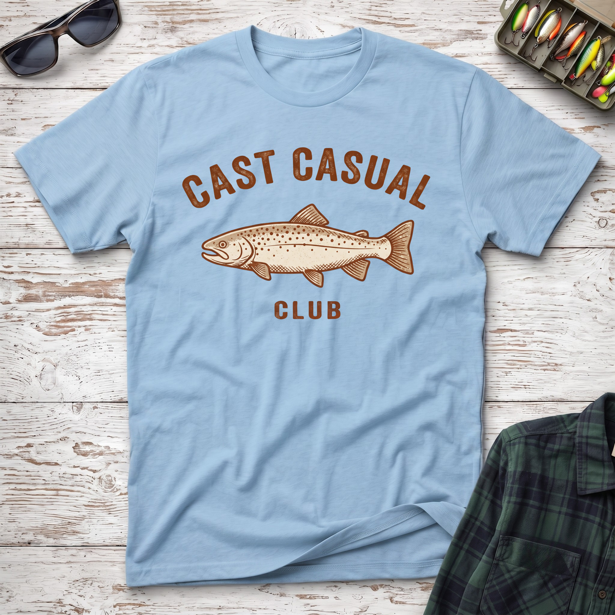 Cast Casual Club Brown T-Shirt