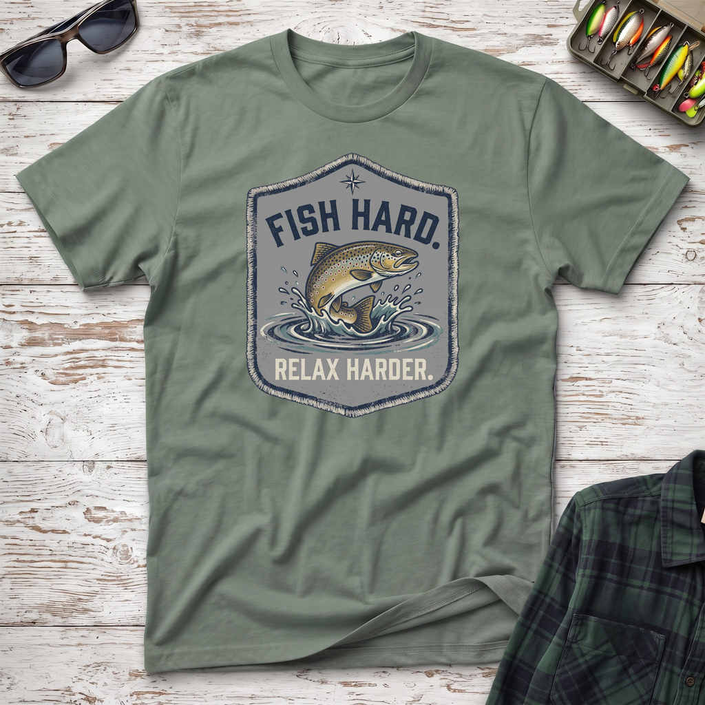 Fish Hard Trout T-Shirt