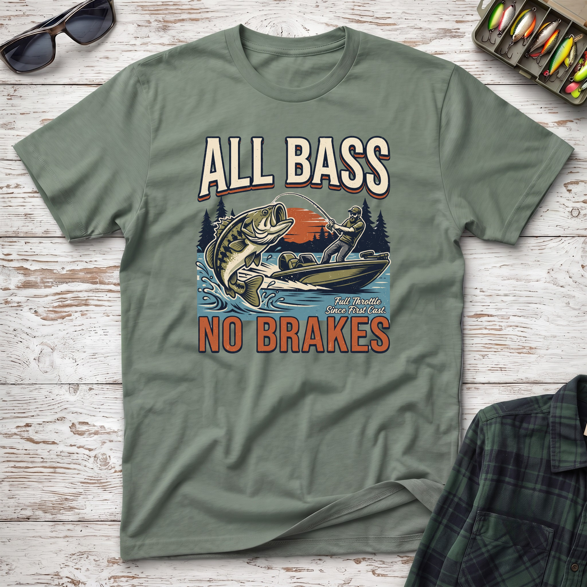 All Bass No Brakes T-Shirt
