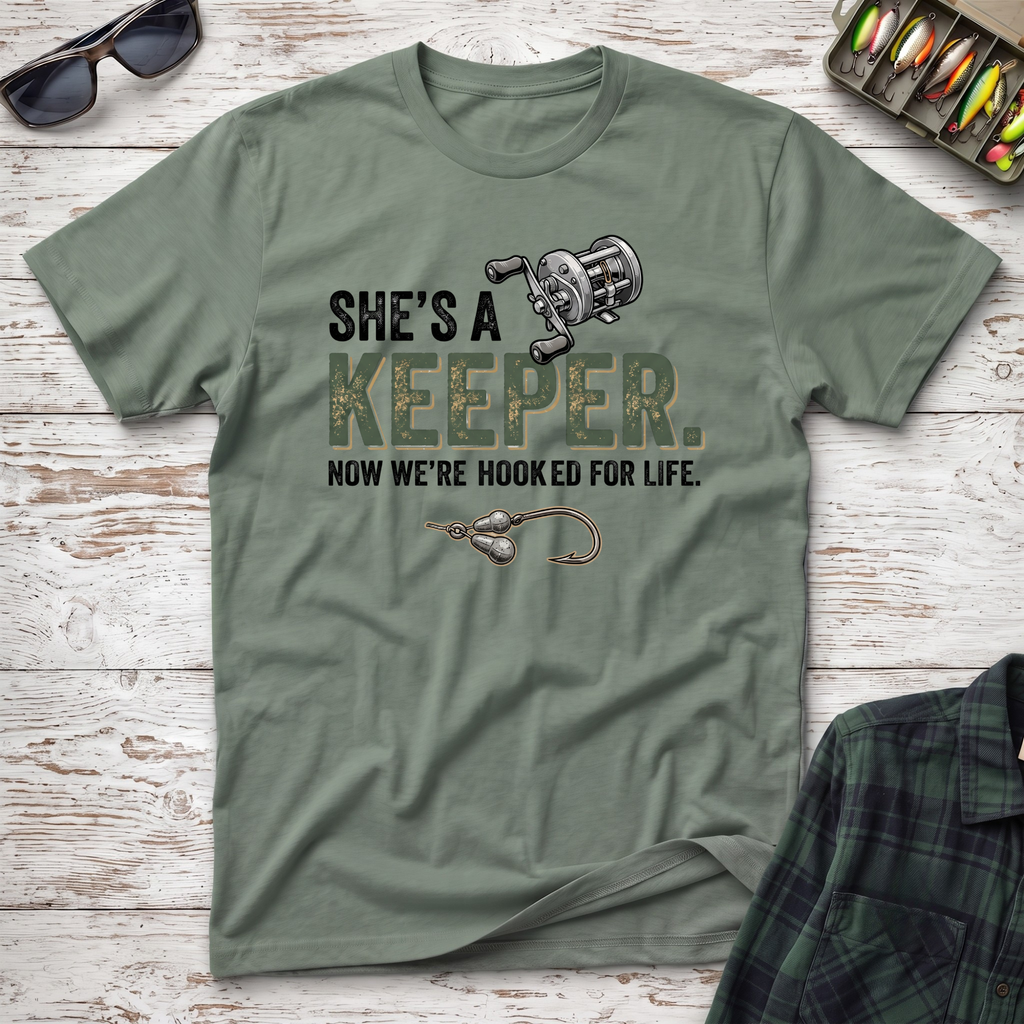 She's A Reel Keeper T-Shirt