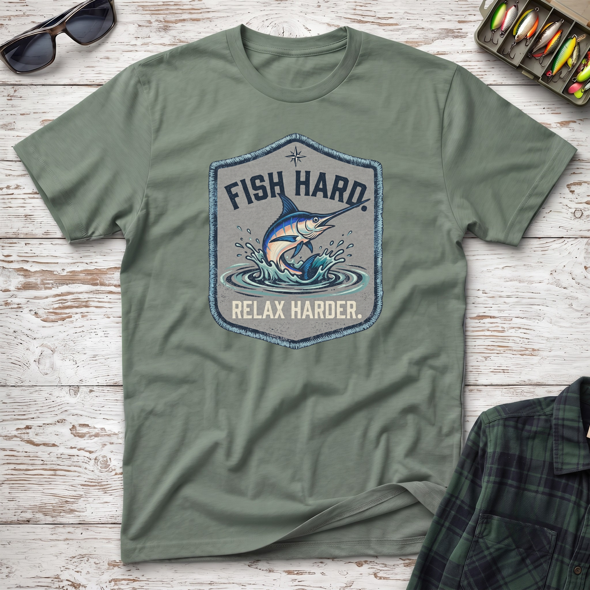 Fish Hard Swordfish T-Shirt