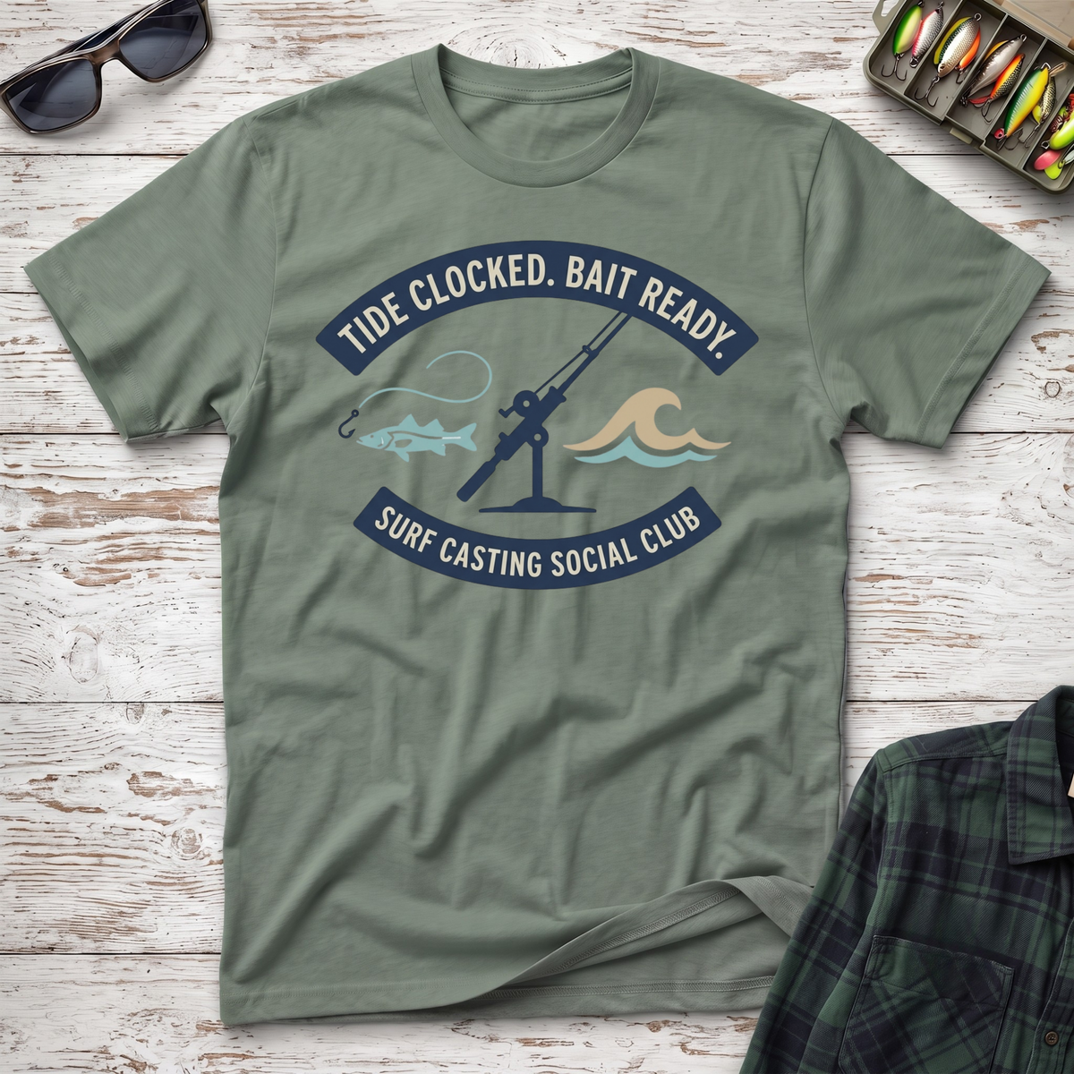 Tide Clocked Bait Ready T-Shirt