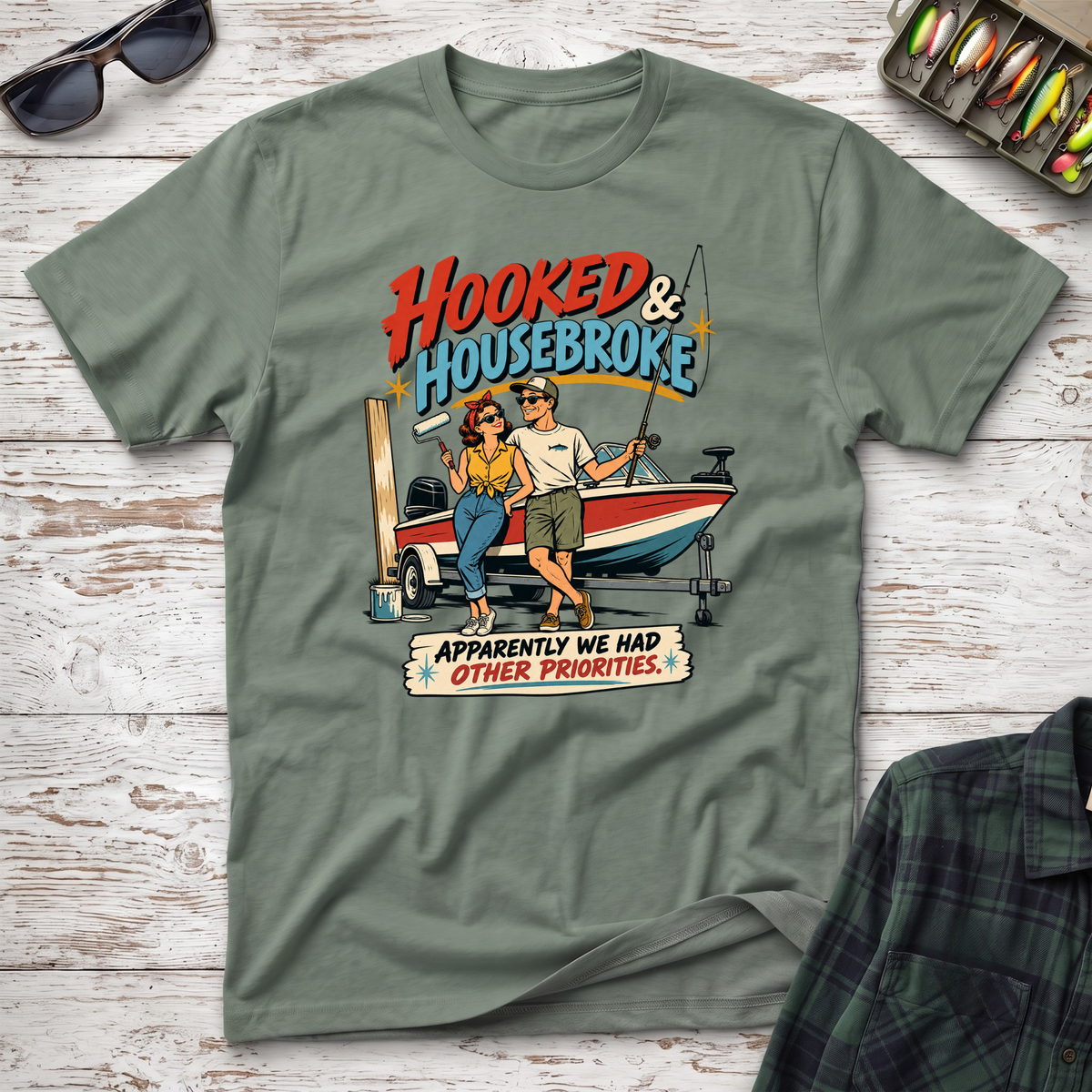 Hooked and Housebroke T-Shirt