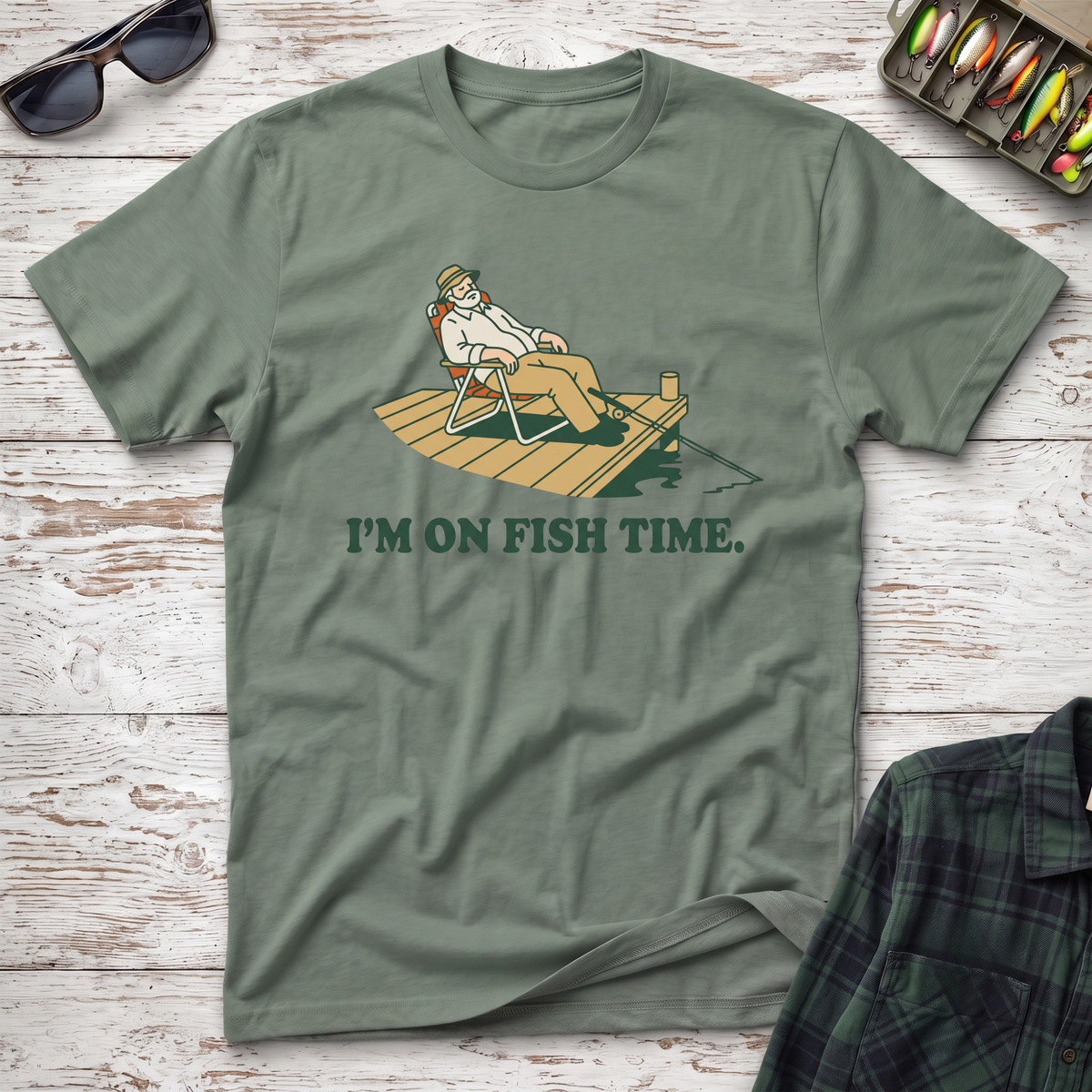 I'm On Fish Time T-Shirt