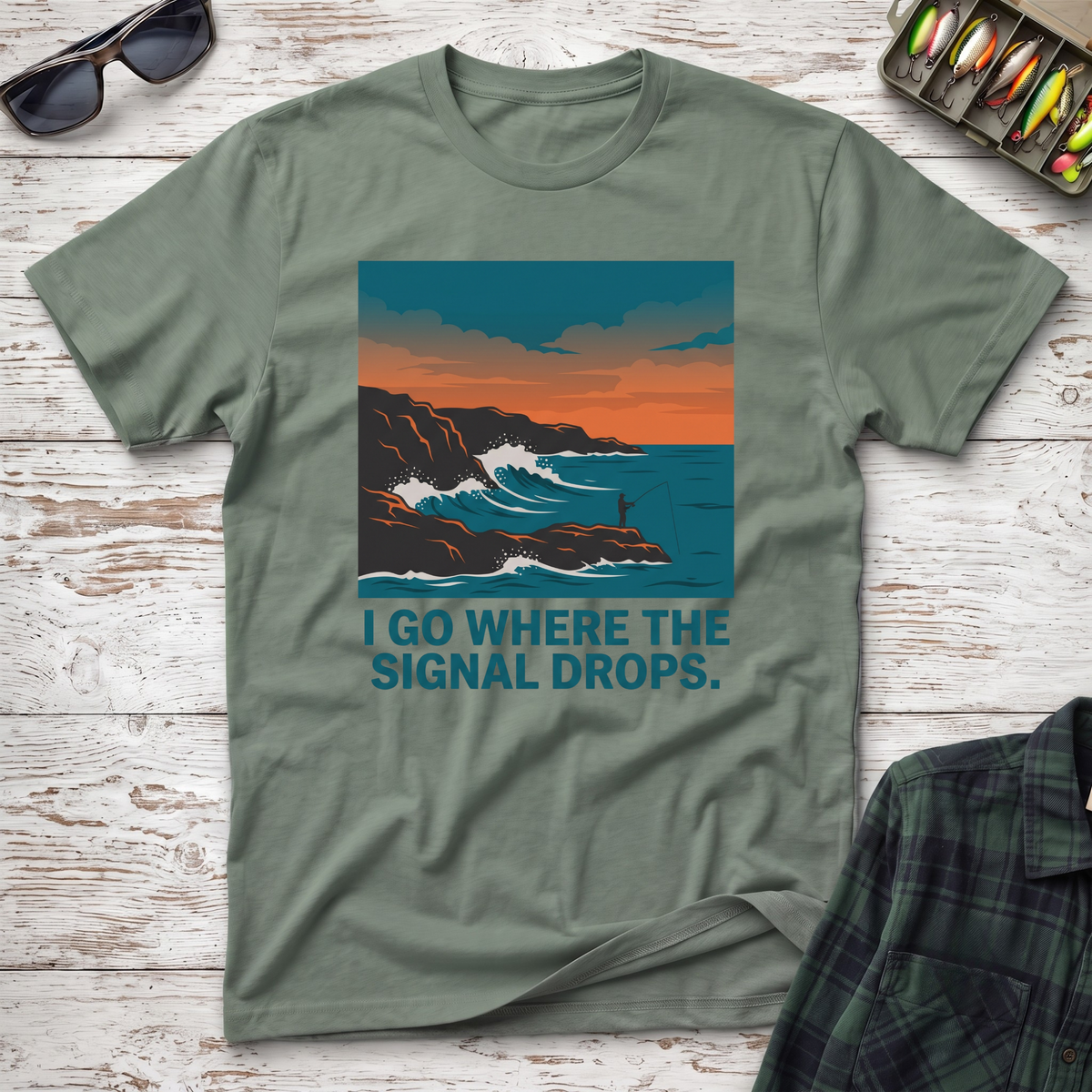 Where The Signal Drops T-Shirt
