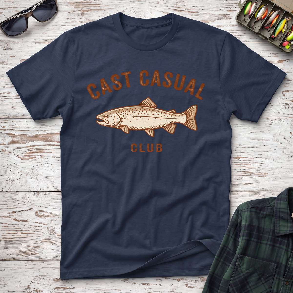 Cast Casual Club Brown T-Shirt