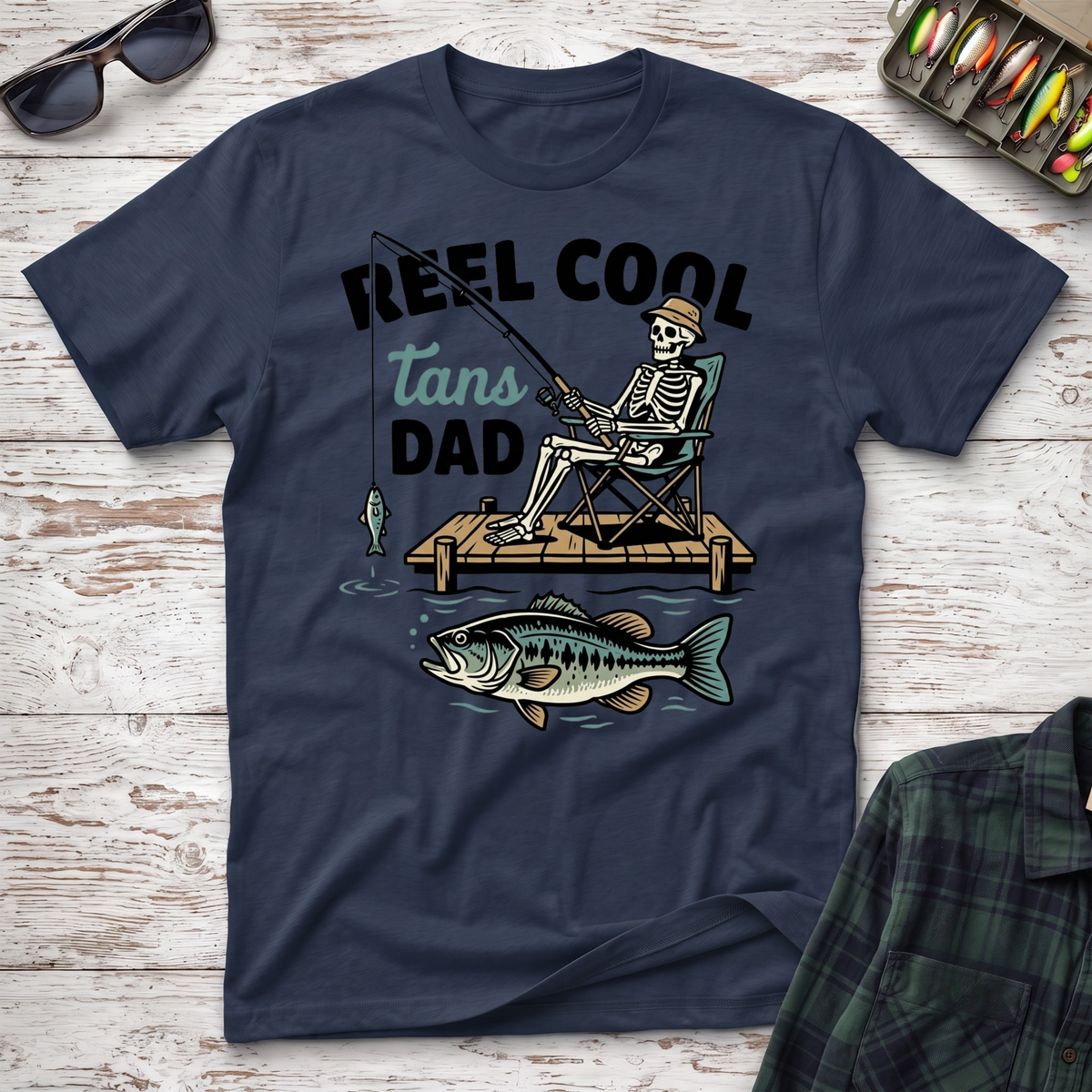 Reel Cool Tans Dad T-Shirt
