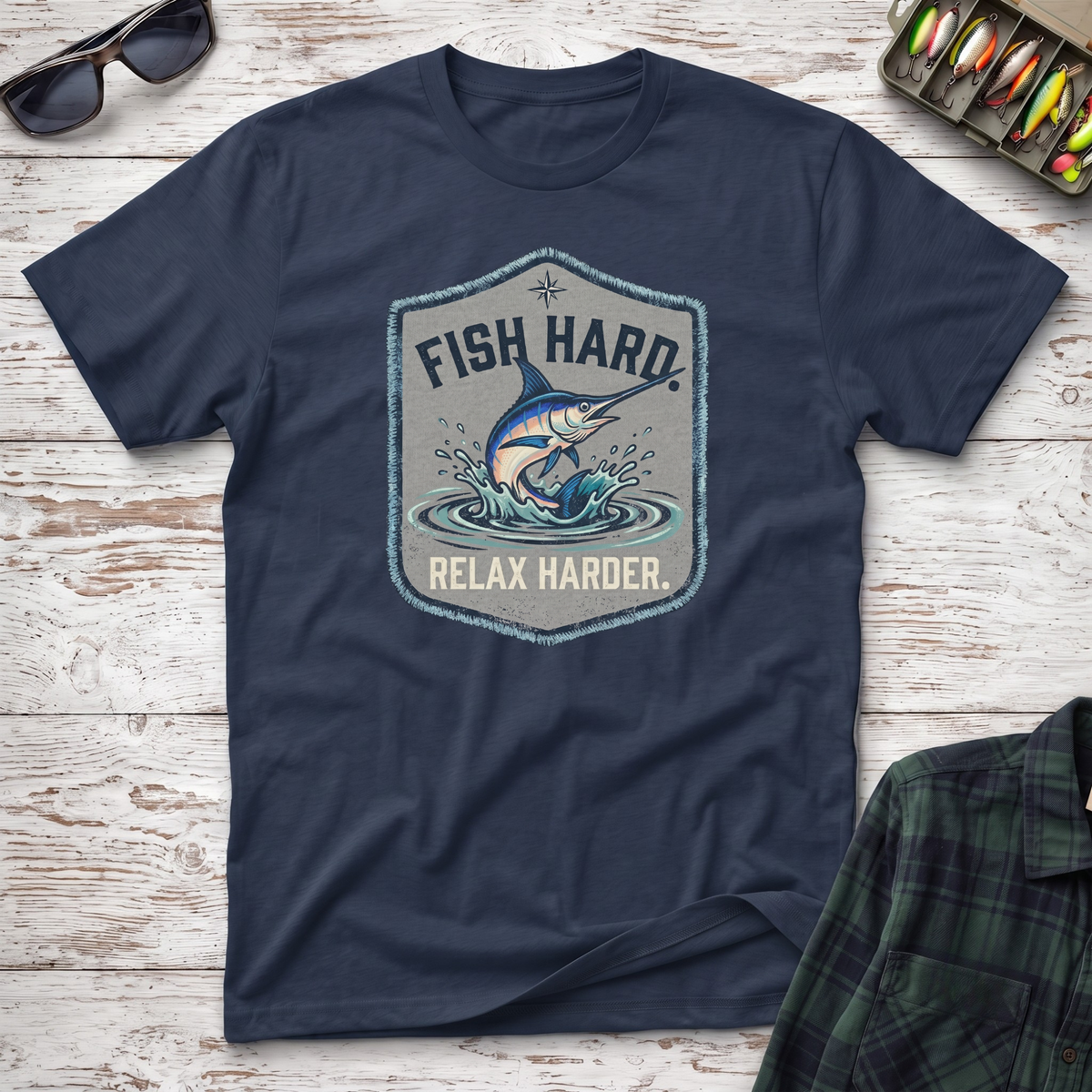 Fish Hard Swordfish T-Shirt