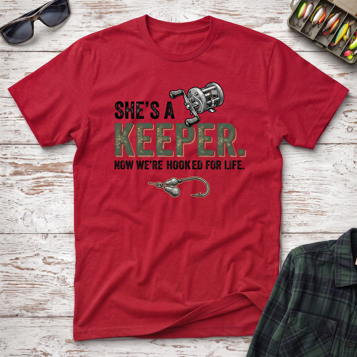 She's A Reel Keeper T-Shirt