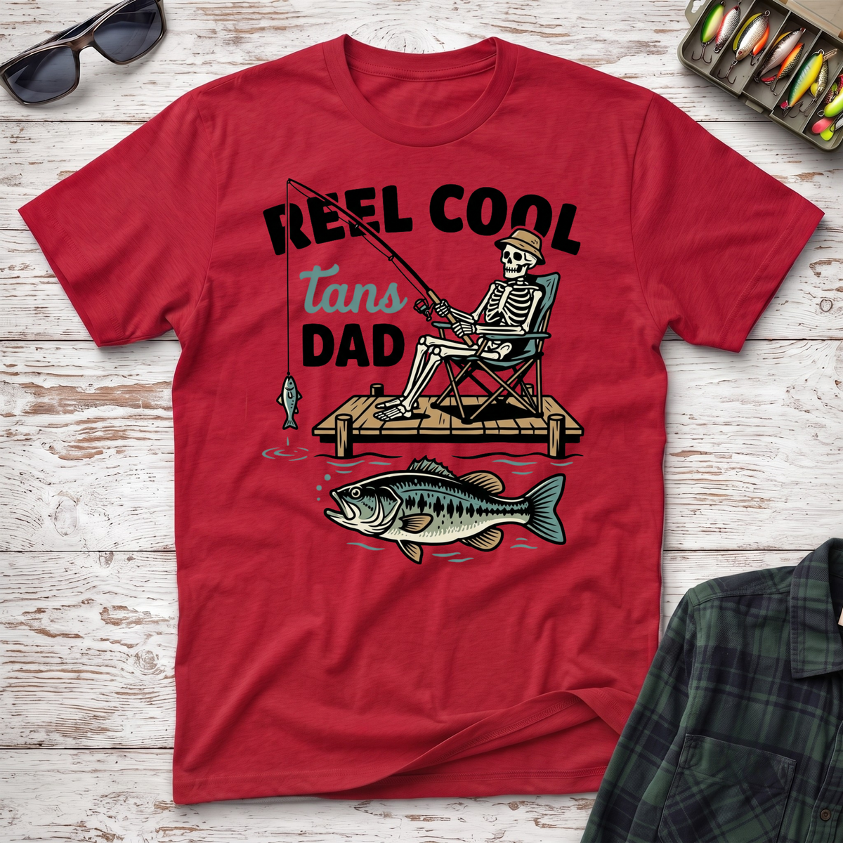 Reel Cool Tans Dad T-Shirt