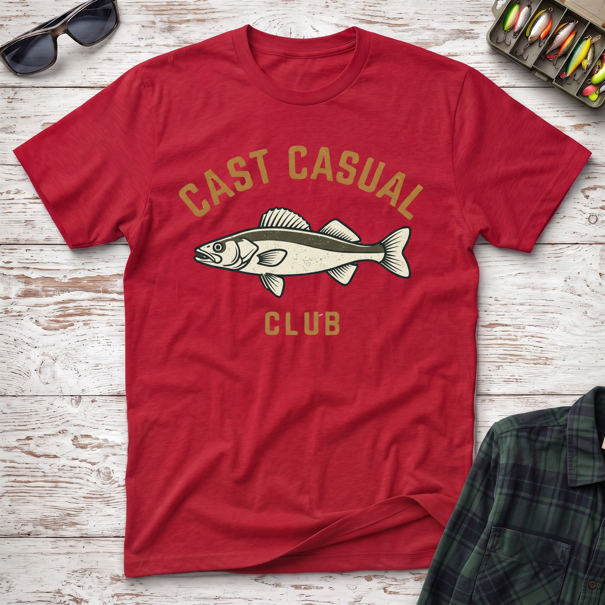 Cast Casual Club Walleye T-Shirt