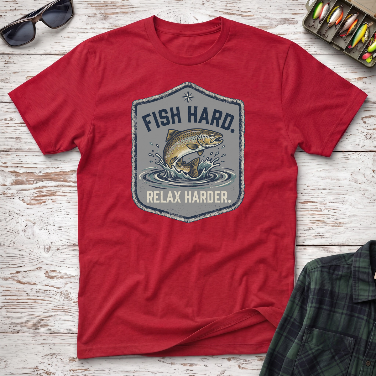 Fish Hard Trout T-Shirt