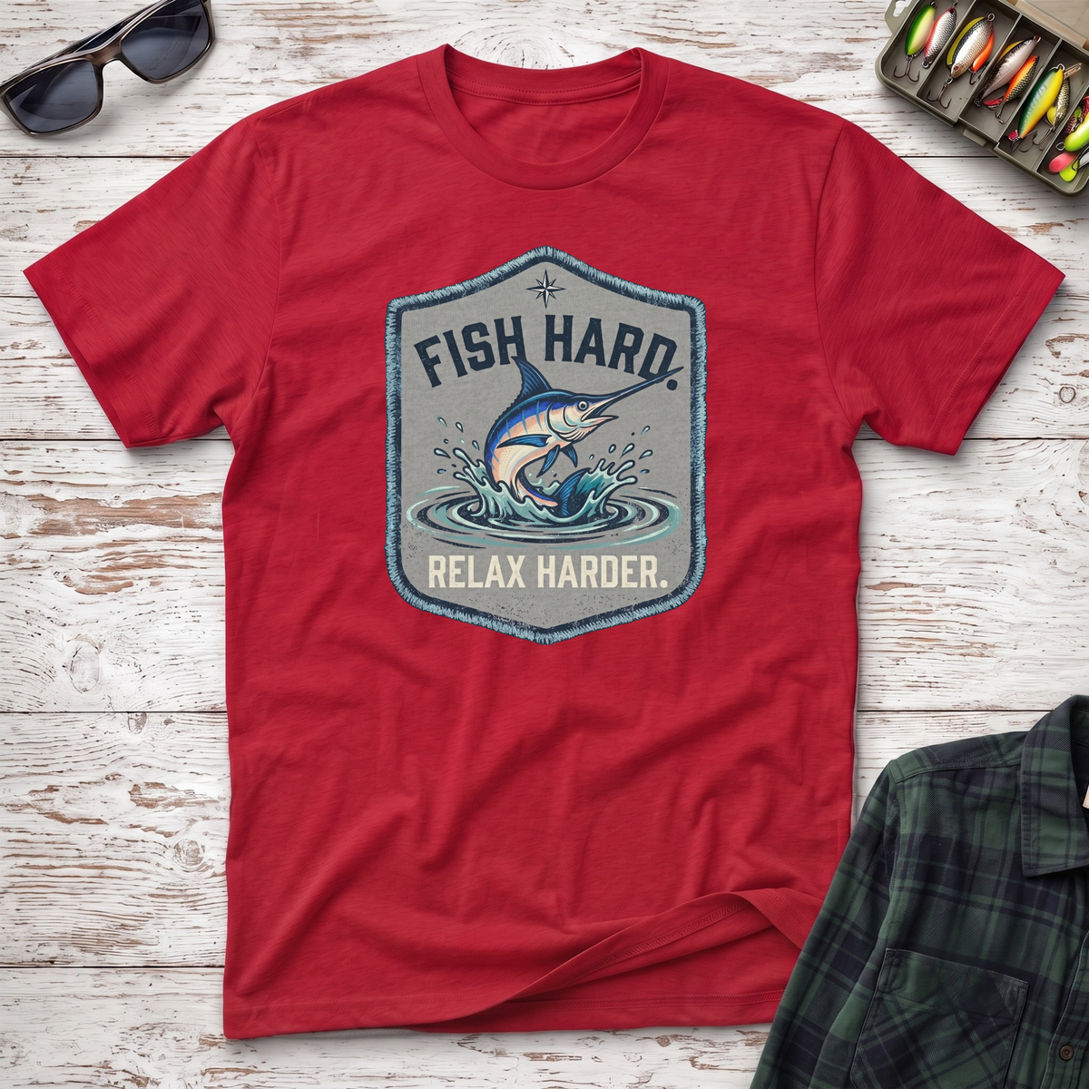 Fish Hard Swordfish T-Shirt