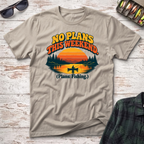 No Plans T-Shirt - Sand Fishing T-Shirt by Cast Casual Club