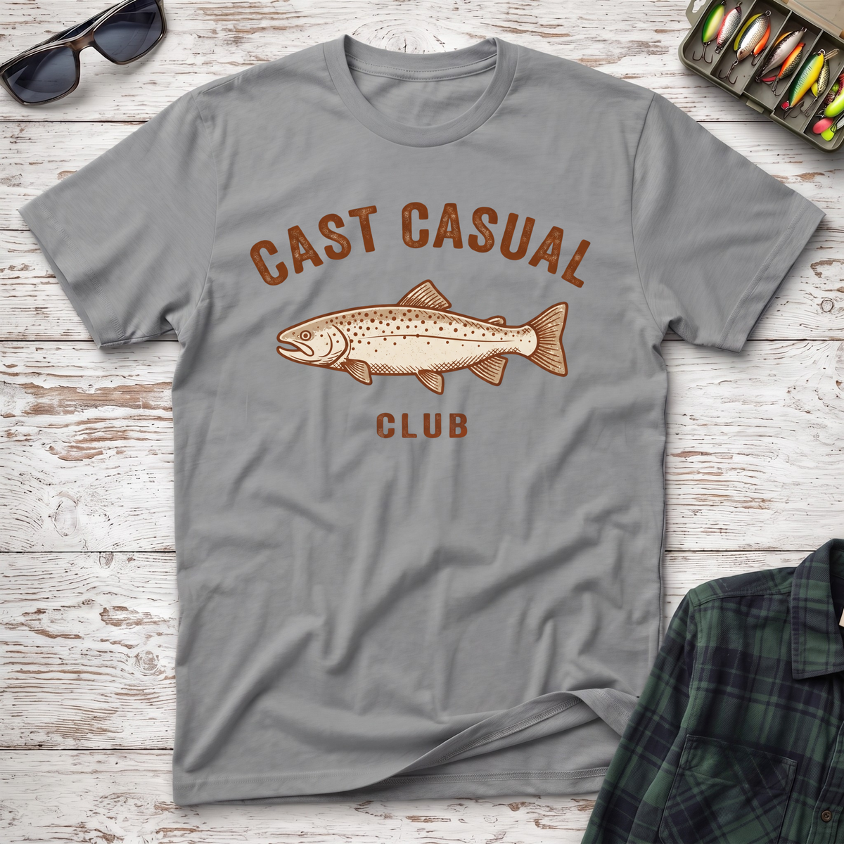 Cast Casual Club Brown T-Shirt