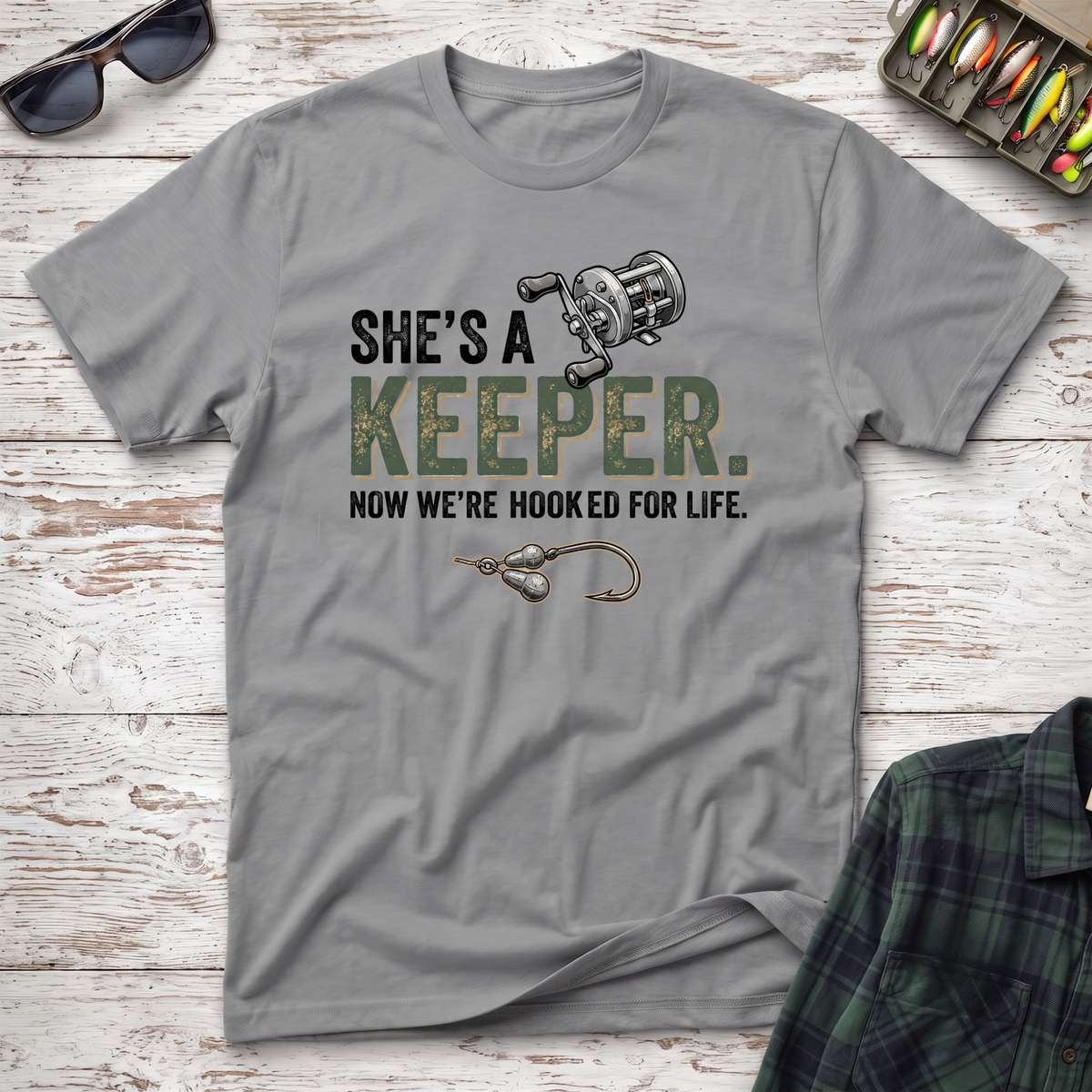 She's A Reel Keeper T-Shirt