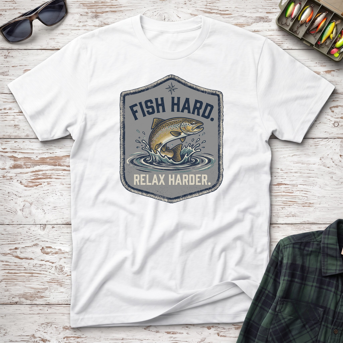Fish Hard Trout T-Shirt