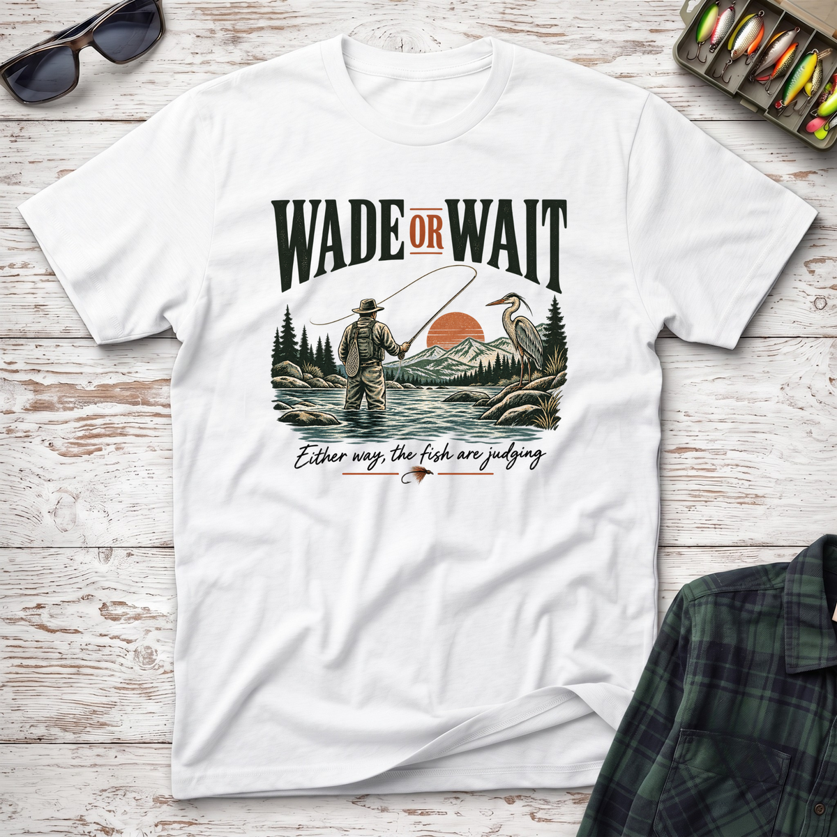 Wade or Wait T-Shirt