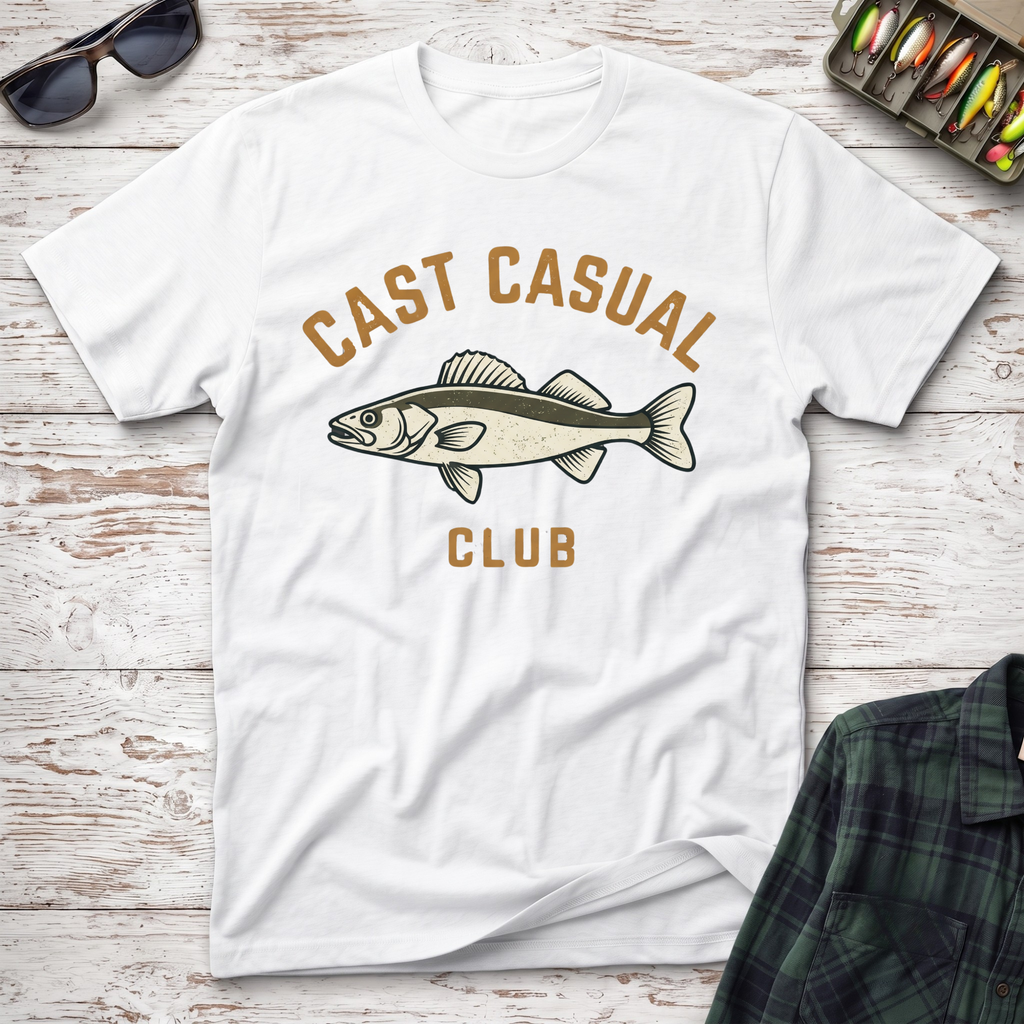 Cast Casual Club Walleye T-Shirt
